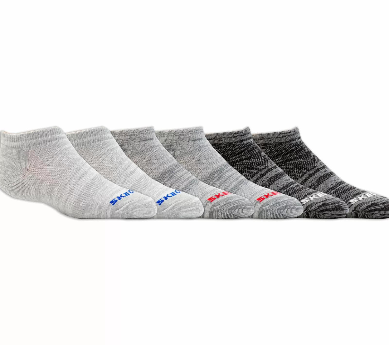 6 Pack Low Cut Non Terry Socks | SKECHERS Clearance