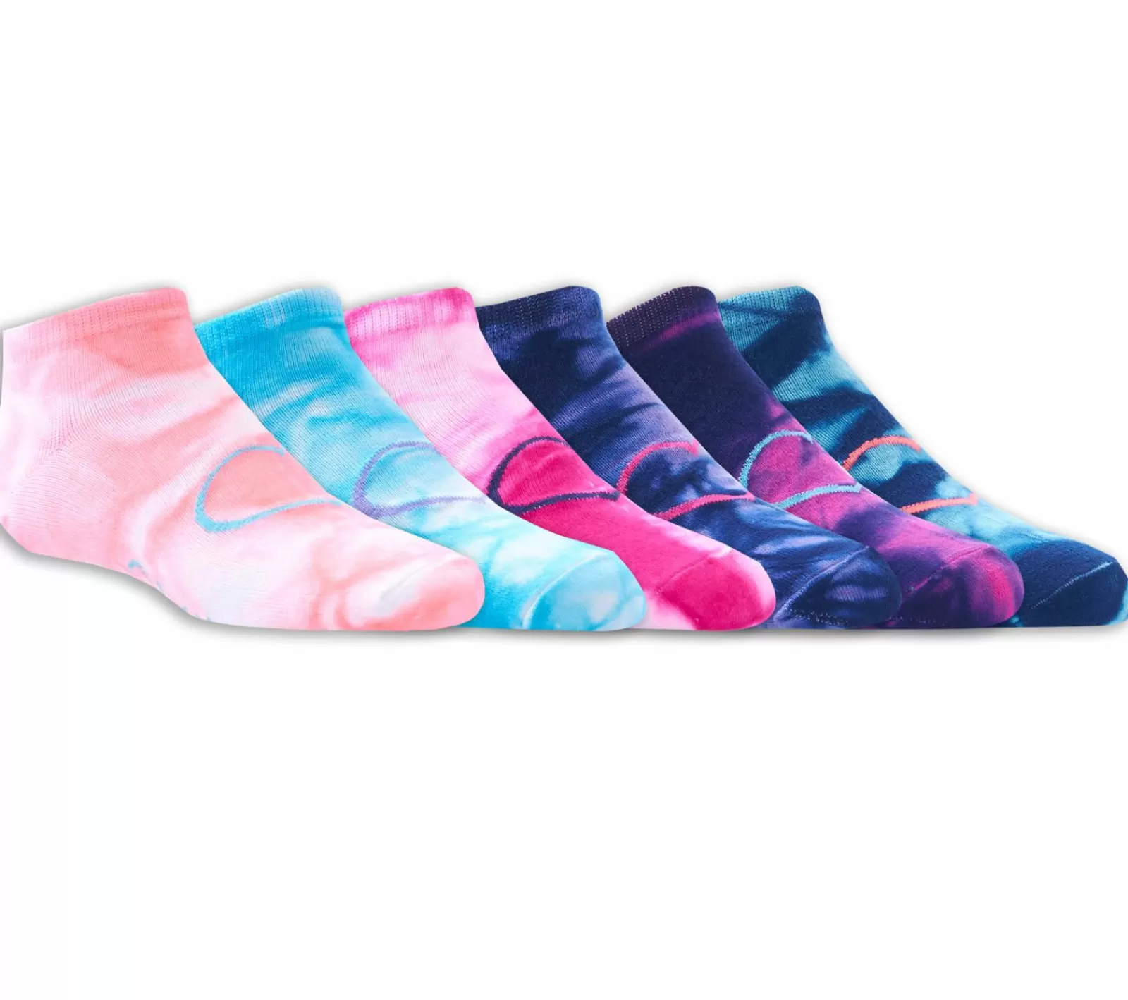 6 Pack Low Cut Tie-Dye Socks | SKECHERS Sale