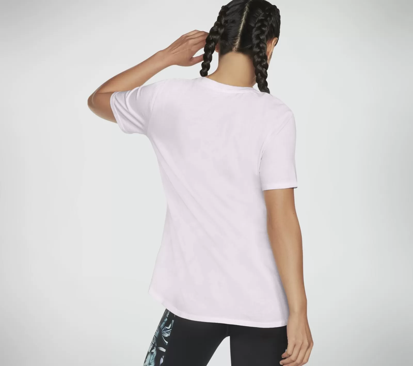 Diamond Wash Hatha Scoop Neck Tunic Tee | SKECHERS Flash Sale