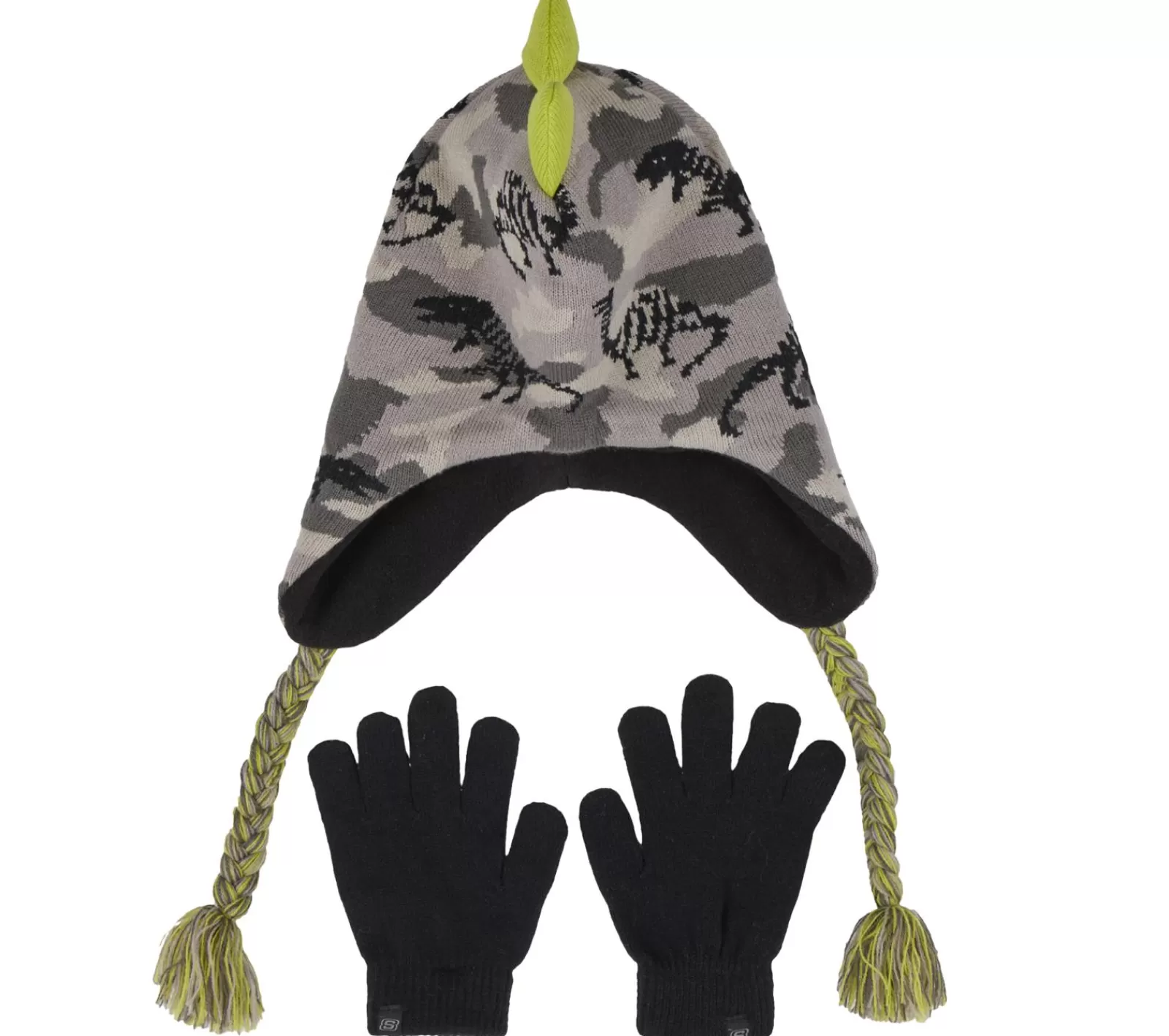 Dino Camo Jacquard Hat And Glove Set | SKECHERS Store