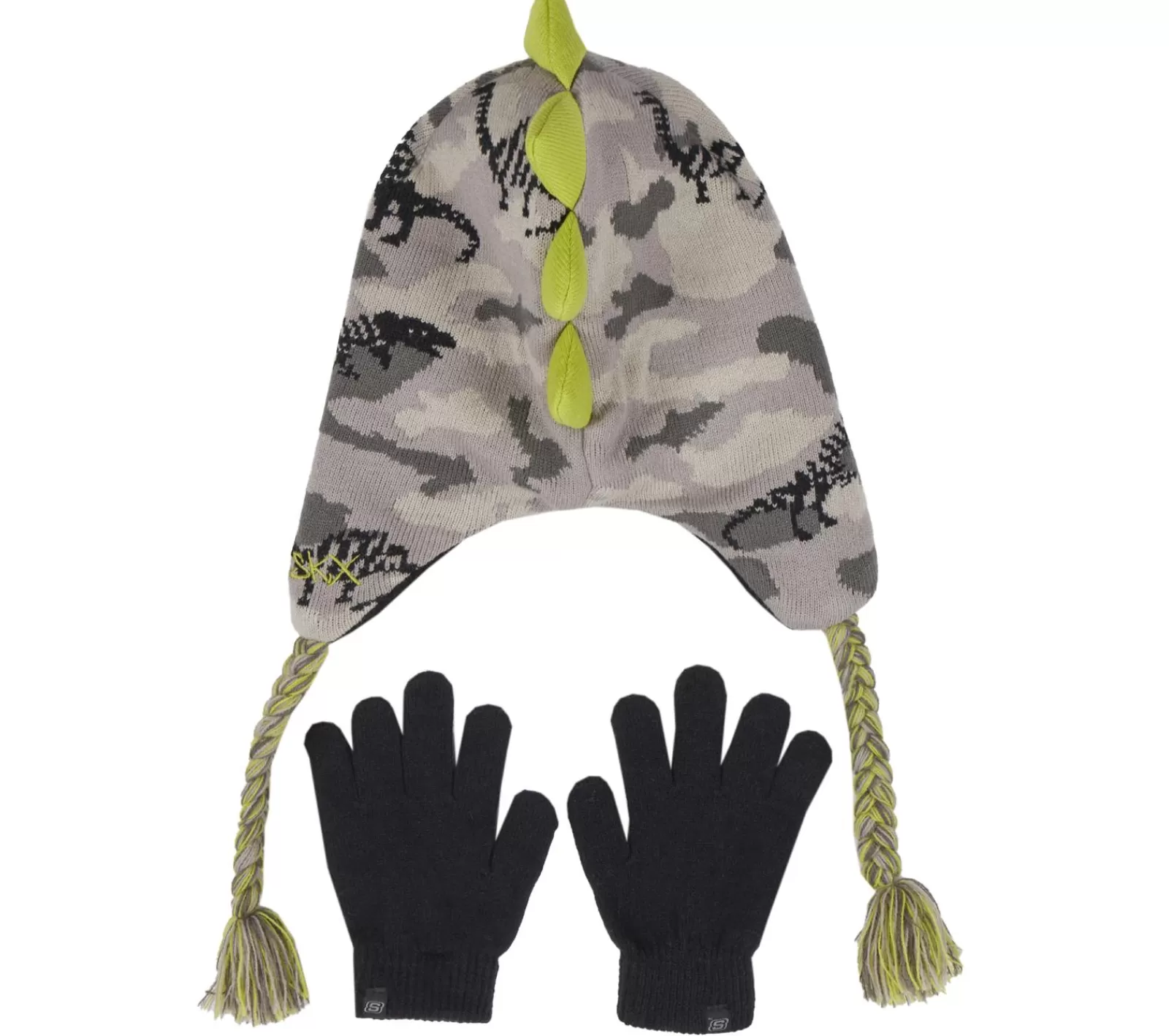 Dino Camo Jacquard Hat And Glove Set | SKECHERS Store