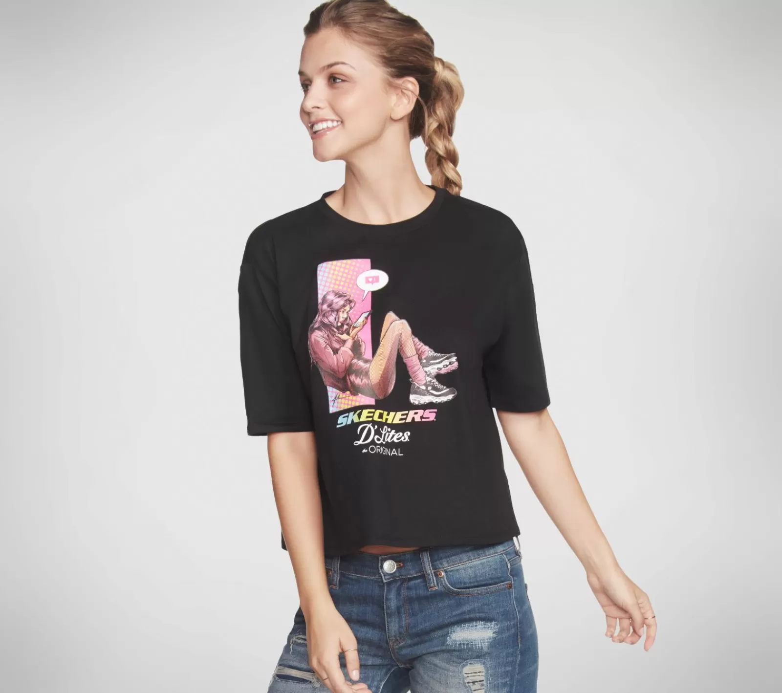 D'Lites Cell Girl Cropped Tee | SKECHERS Cheap