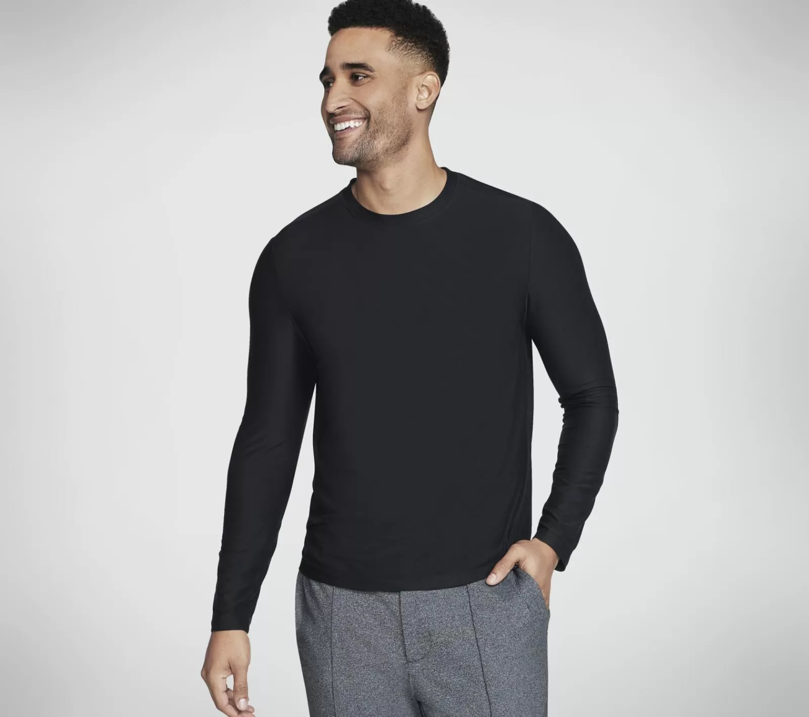 GO DRI All Day Long Sleeve Tee | SKECHERS Online