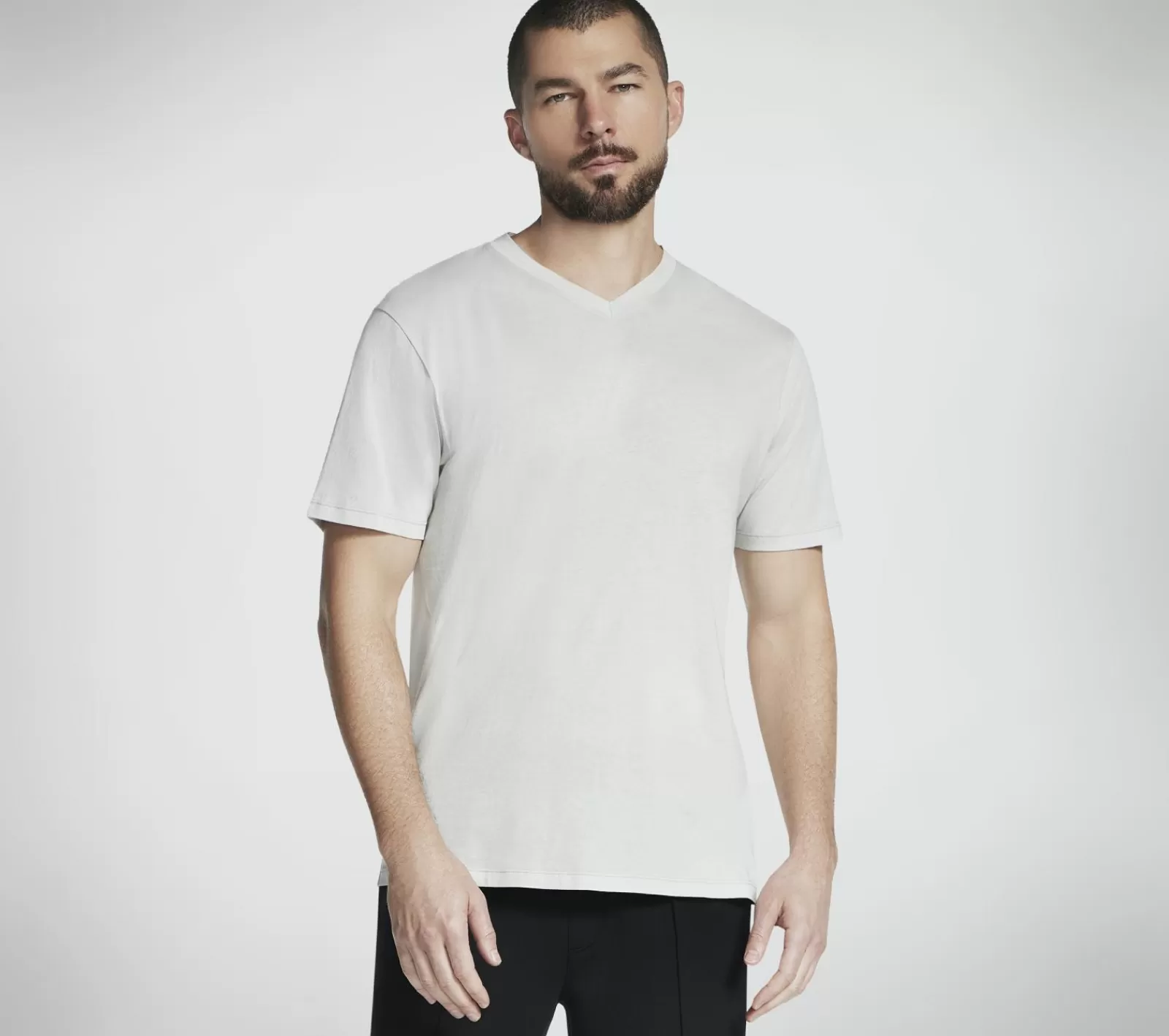 GO DRI Pima Signature V-Neck | SKECHERS Shop