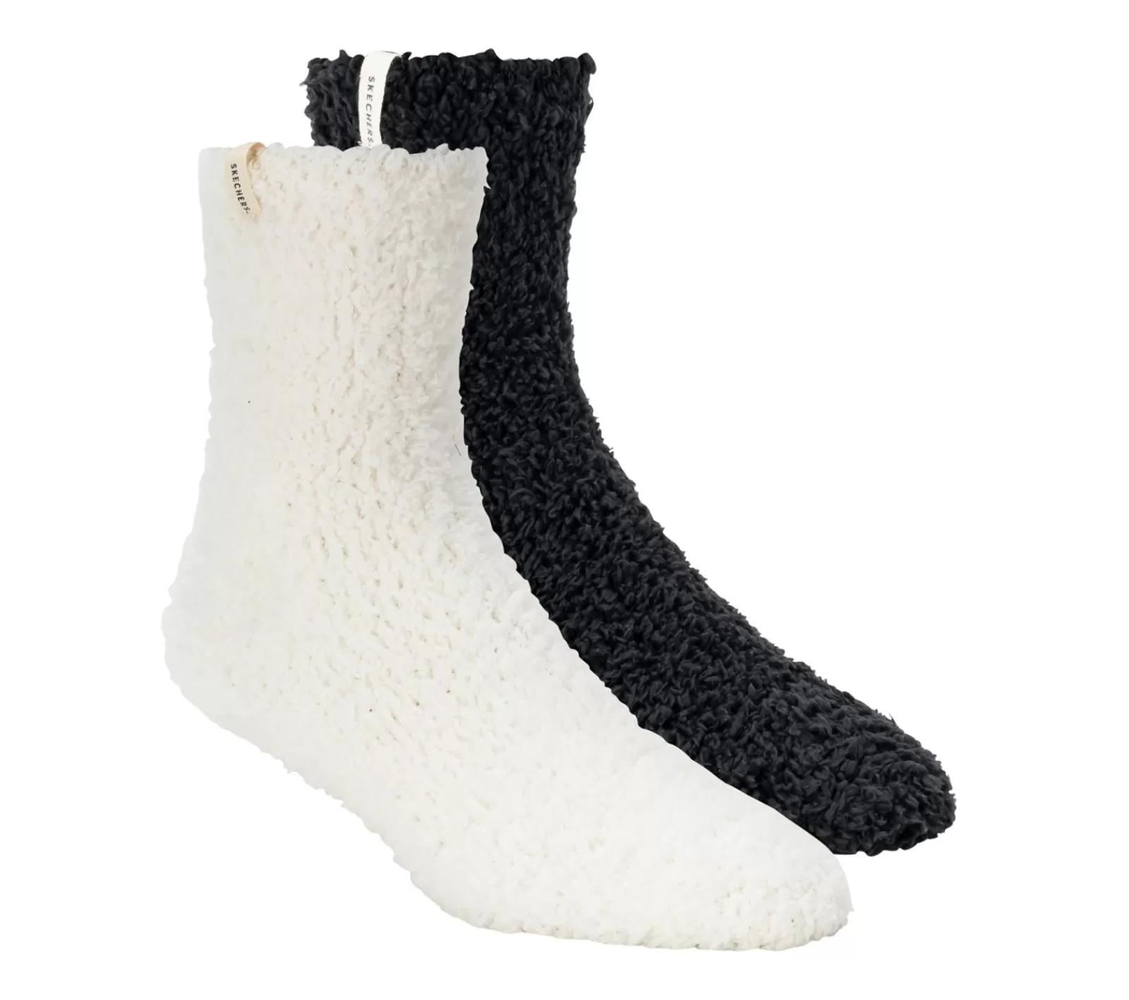 GO LOUNGE Furry Crew Socks - 2 Pack | SKECHERS Online