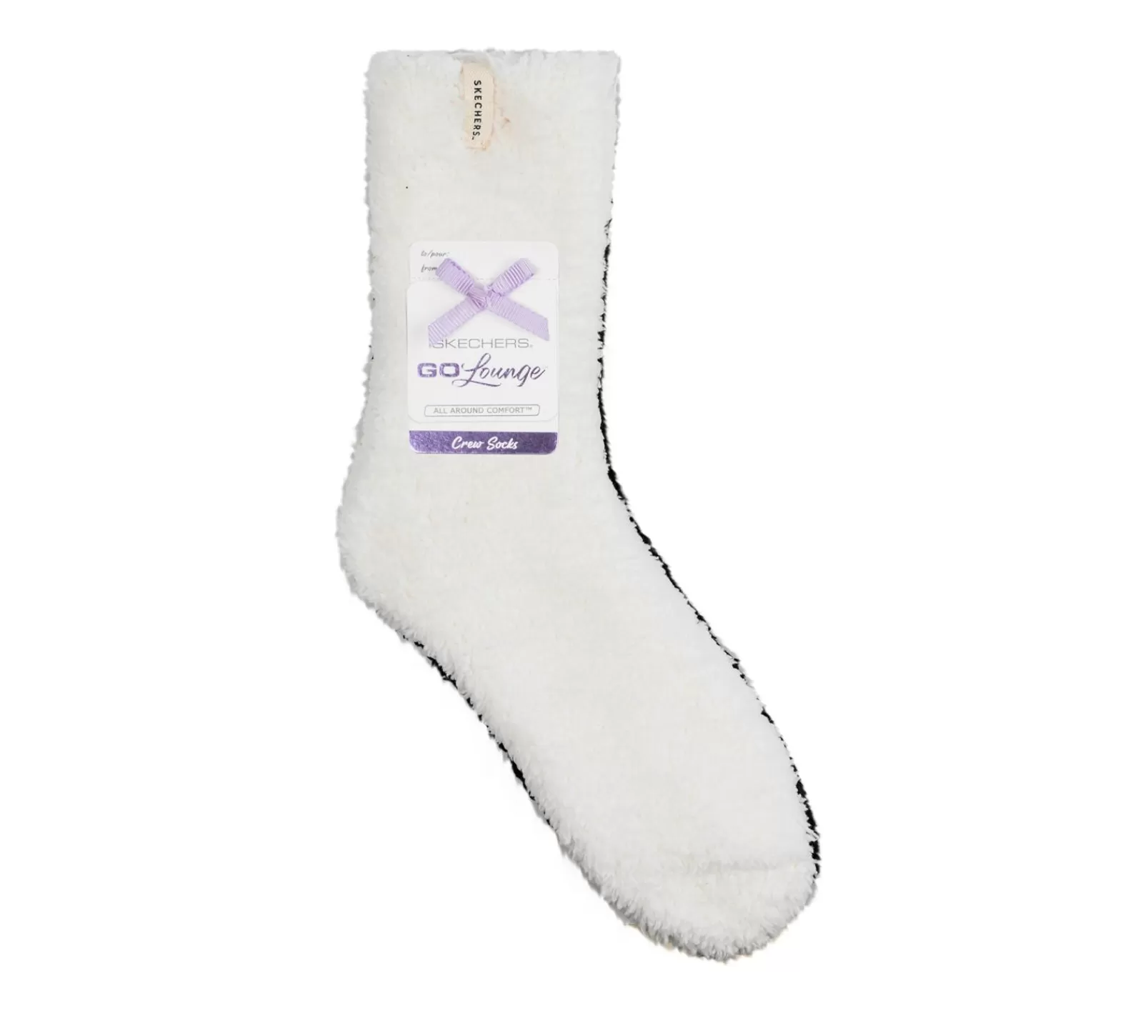 GO LOUNGE Furry Crew Socks - 2 Pack | SKECHERS Online