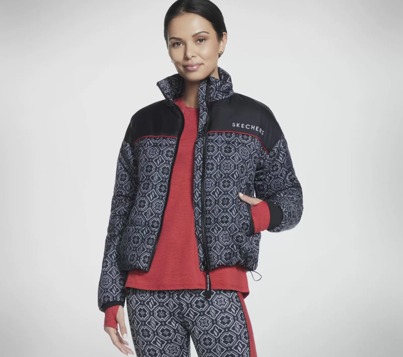 GO SHIELD Diamond Legacy Puffer Jacket | SKECHERS Flash Sale