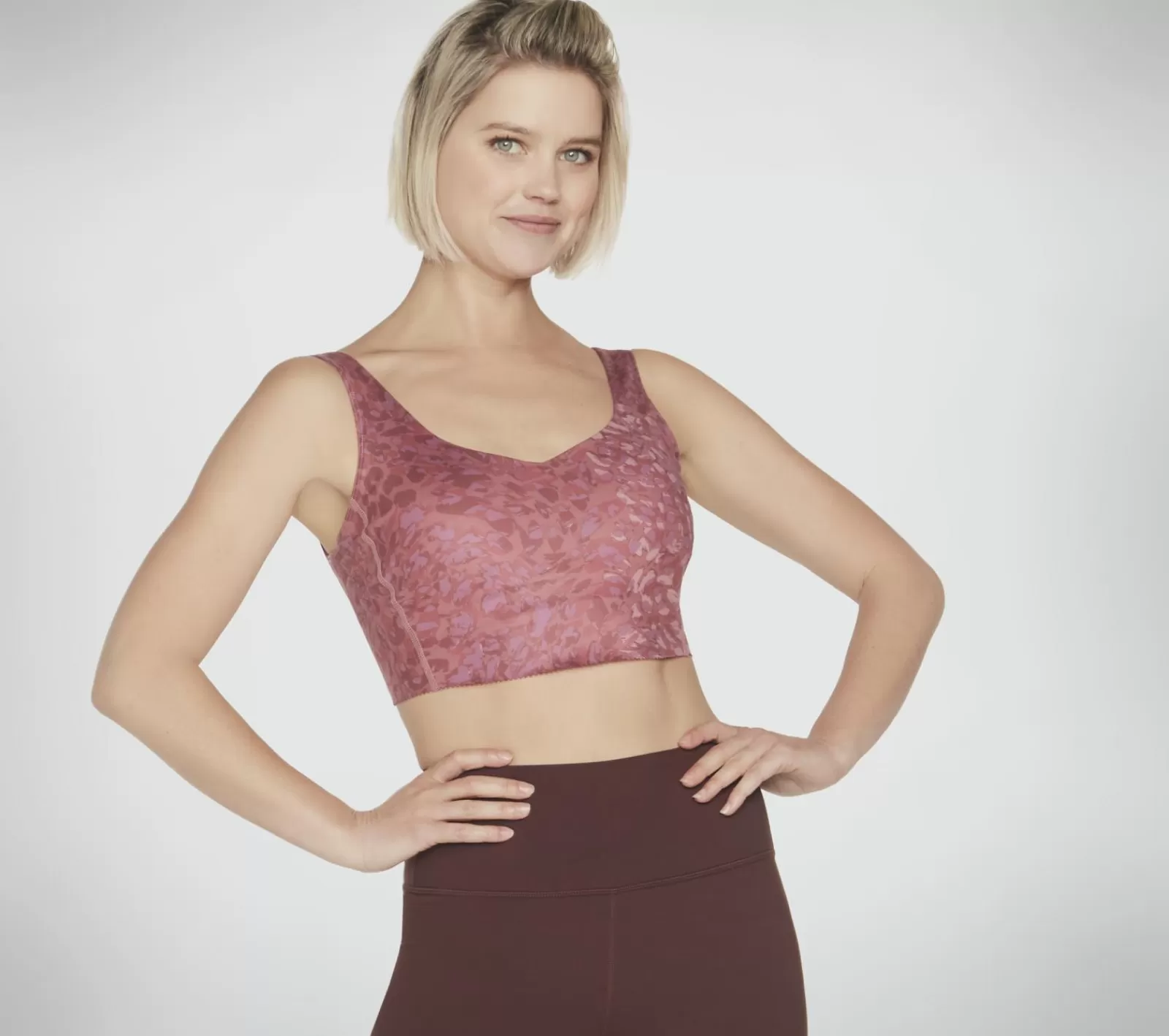 GOSCULPT Leopard Longline Bra | SKECHERS Best