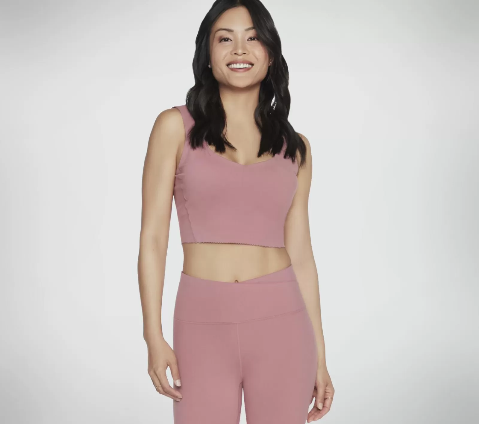 GOSCULPT Scalloped Longline Bra | SKECHERS Outlet