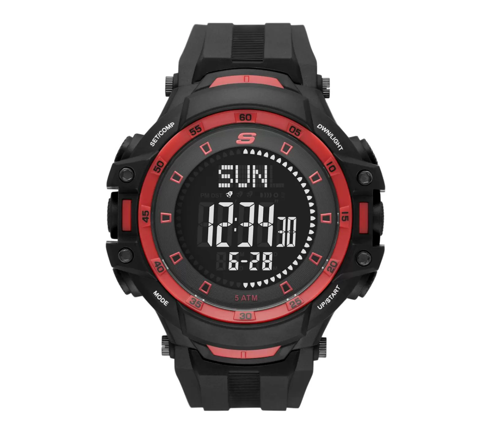 Grandpoint Black & Red Watch | SKECHERS Shop