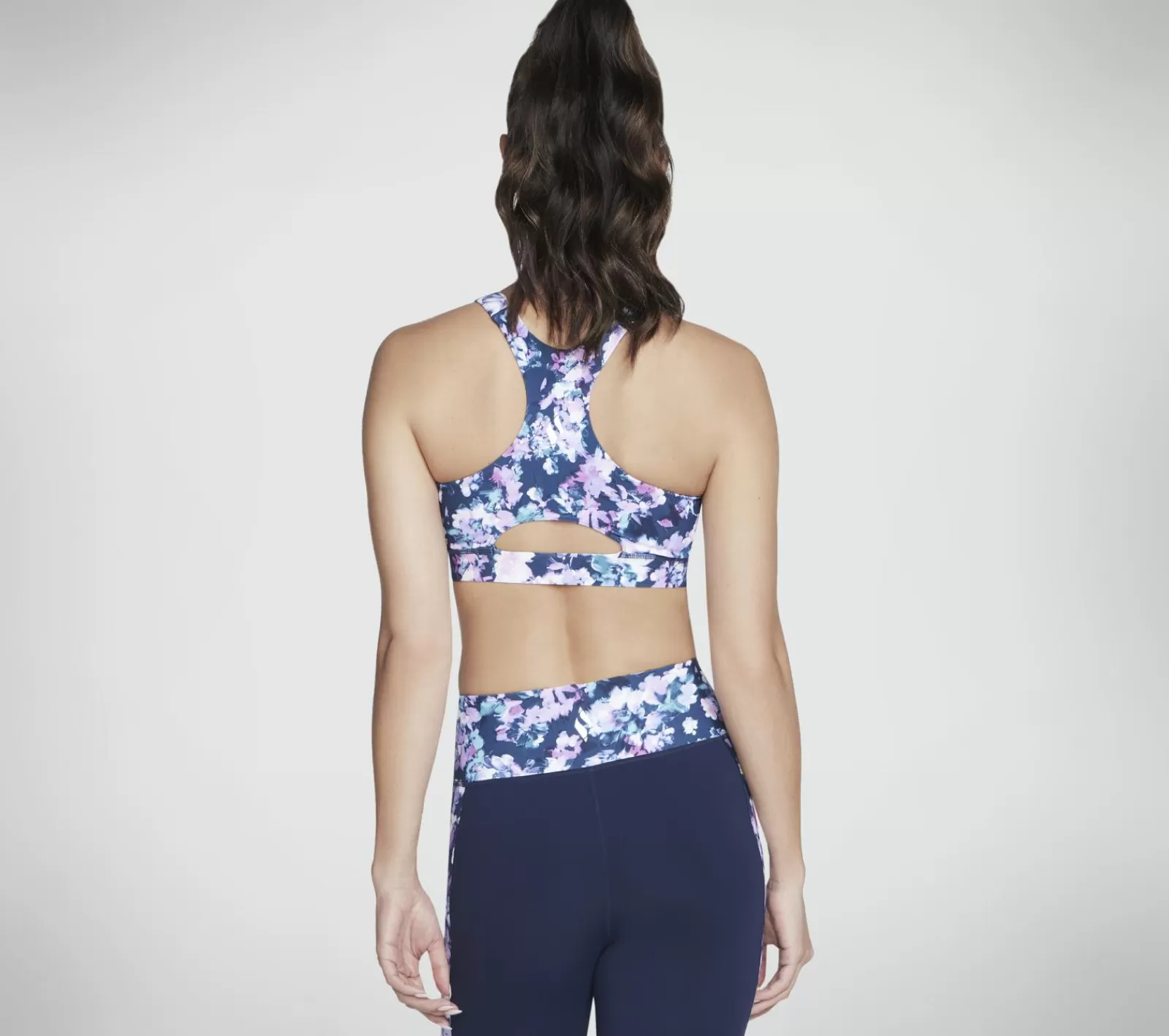 Misty Floral Zip-Front Bra | SKECHERS Flash Sale