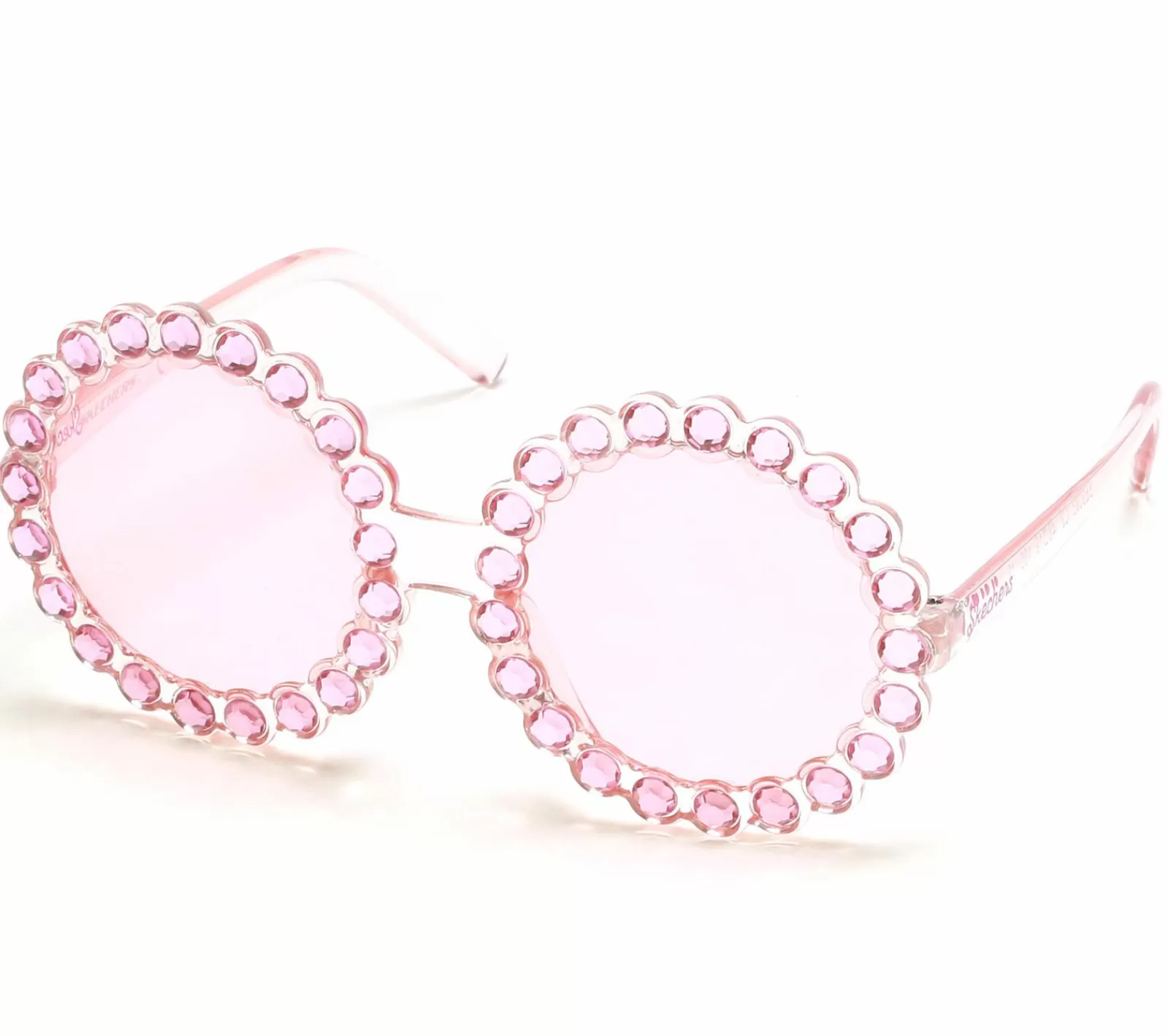 Round Rhinestone Sunglasses | SKECHERS Fashion