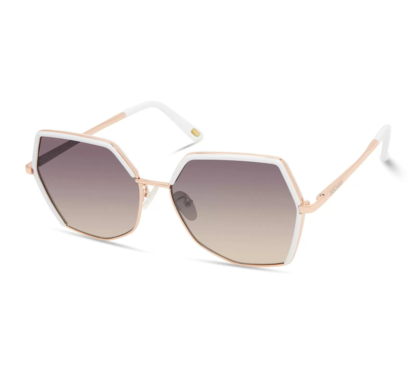 Semi-Rimless Geometric Sunglasses | SKECHERS Fashion