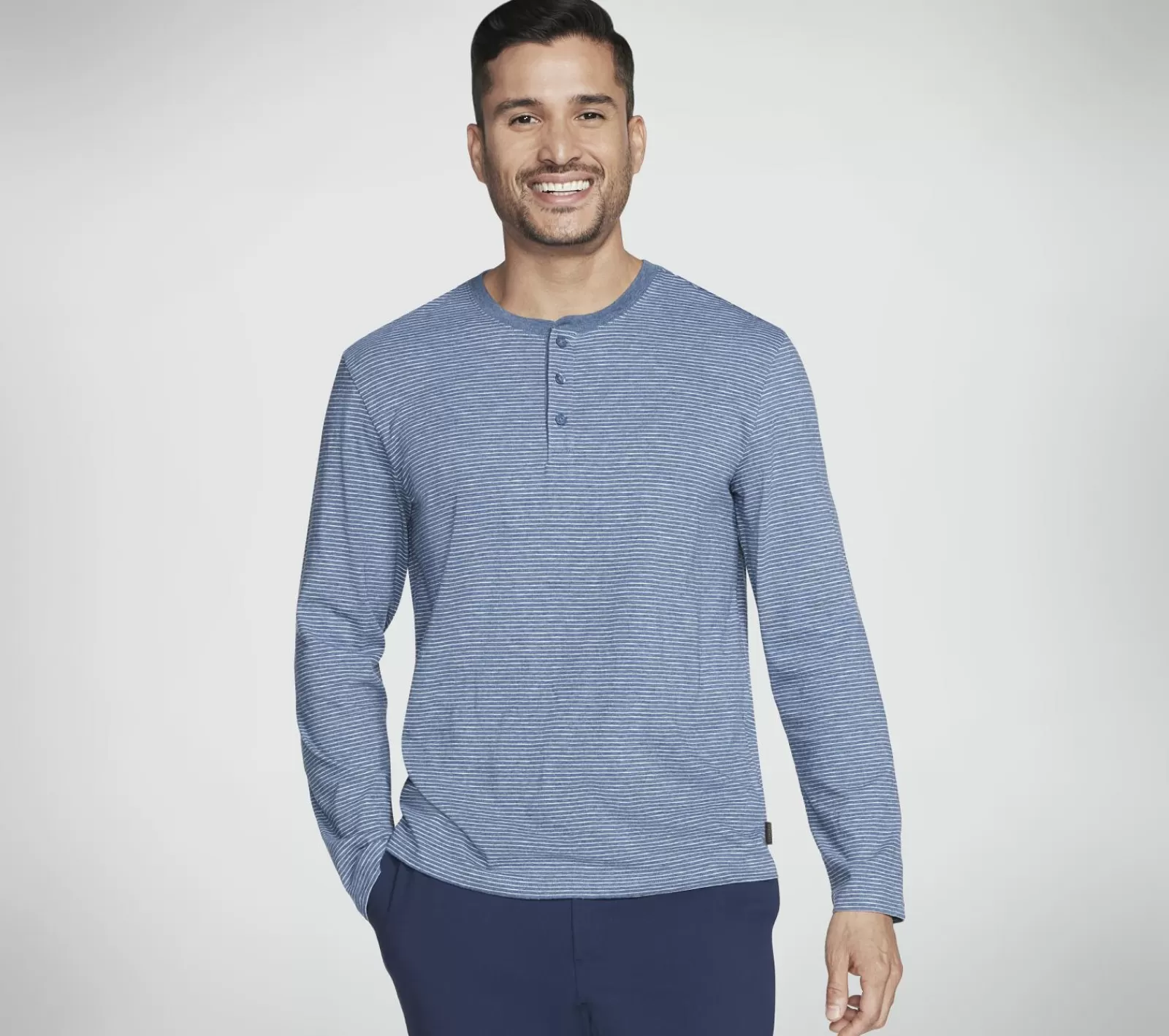 Skech Jersey Henley | SKECHERS Best Sale