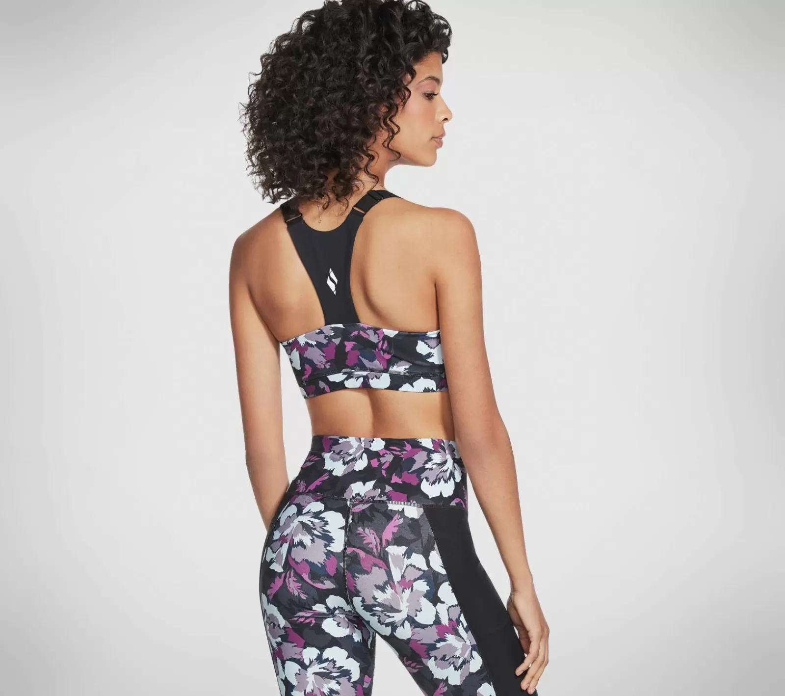 Apparel Orchid Bloom Zip Bra | SKECHERS Fashion