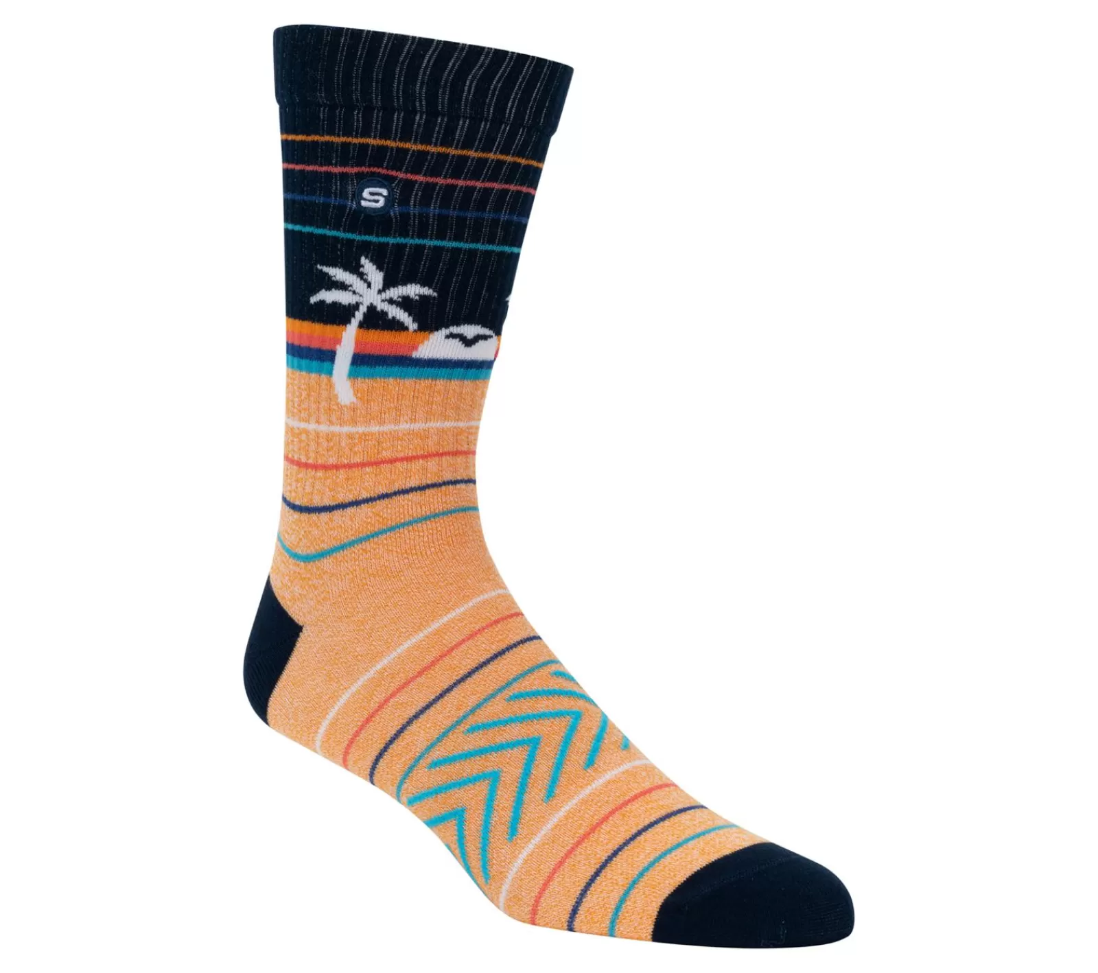 Sunset Crew Socks - 1 Pair | SKECHERS Shop